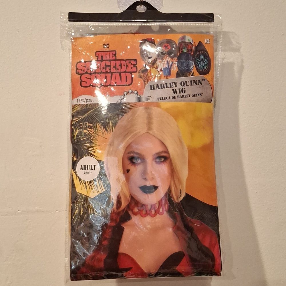 Suicide Squad Blonde Harley Quinn Wig